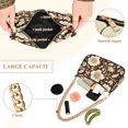 thumbnail image 2 of FORMRS Womens Shoulder Bag with Chain Strap Clutch Purse Cute Tote Handbag, Brown Floral, 2 of 7