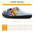 thumbnail image 2 of Kids Winnie The Pooh Slippers Anti-slip Fluffy Fuzzy House Slippers Warm Soft Plush Winter Fluffy House Shoes for Boys Girls, 2 of 7