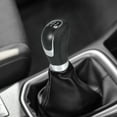 thumbnail image 2 of Universal 5 Speed Car Gear Lever Shifter Manual Stick Shift Knob PU Leather Black, 2 of 8