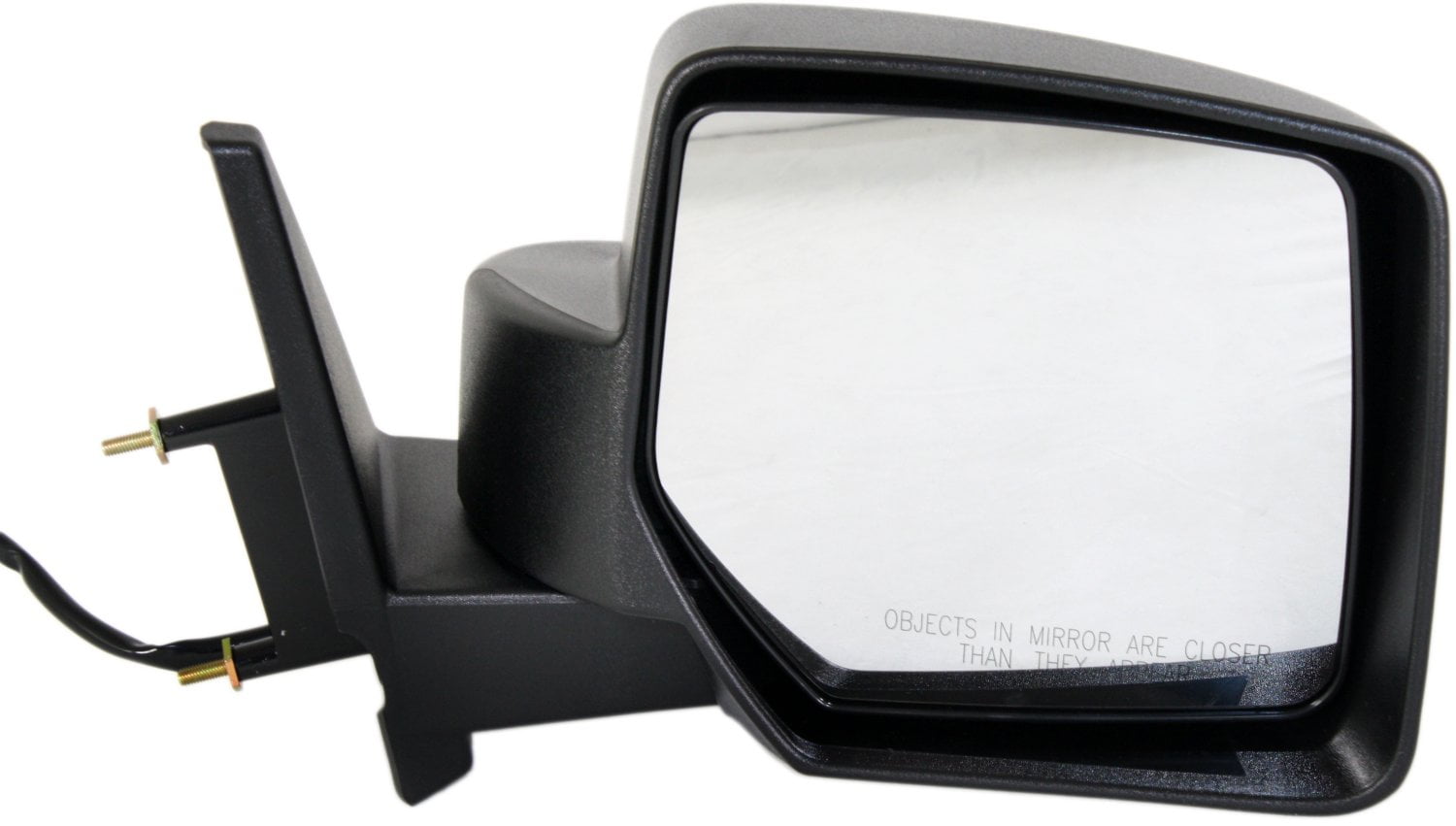 New Driver Side Manual Textured Black Door Mirror For Jeep Wrangler 2007-2015 