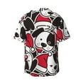 thumbnail image 7 of Kdxio Men's Hawaiian Shirt for Men Short Sleeve Shirt Cute Dog Summer Casual Holiday Beach Button Down T-Shirts, 7 of 7