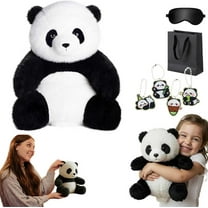 Zoloko The Pandy - 2025 Emotional Healing on Demand, Realistic Panda Plush, First Plushtoy That Hugs You Back, Ultra-Soft Fur and Comforting Weight, Washable