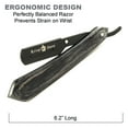 thumbnail image 4 of Cut Throat Shavette  Wooden Straight Edge Shaving Razor Barber Salon + 10 Shave Blades, 4 of 6