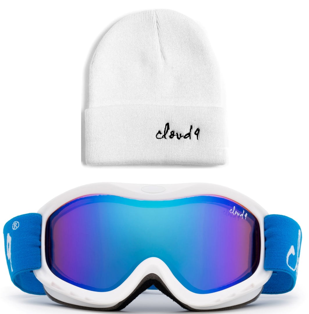 Cloud 9 Kids Boys & Girls Professional SKi Goggles Anti-Fog UV400 Protection Wind Proof Dual Lens Triple Face Foam... by
