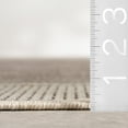 thumbnail image 2 of nuLOOM Gris Contemporary Indoor/Outdoor Area Rug, 6' x 9', Gris Light Grey, 2 of 8