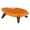 Orange, variant on Pet Life ® 'Couture Sculptured' Dishwasher Safe Melamine Pet Bowl