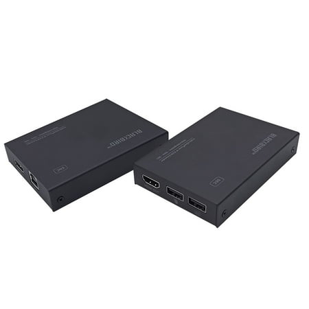 UPC: 0889028165737 | Monoprice Blackbird H.265 HDMI over IP KVM Extender  Using Cat5e or Cat6  extend up to 150M /492ft  1920×1200@60Hz  YCbCr 4:4:4  Up to 6.75 Gbps