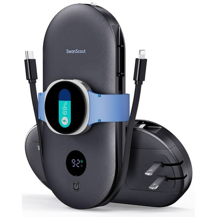 SwanScout 10000mAh Power Bank for Samsung Watch and Phone