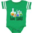 thumbnail image 3 of Inktastic Future Scientist with Beakers, Test Tubes and Formulas Boys or Girls Baby Bodysuit, 3 of 5