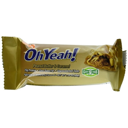 ISS OhYeah! Energy Protein Bar durable, beurre d'arachide Chip, 1,59 Oz