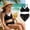 Black, variant on RTKFRFLM Girls 2-Piece Bikini Set Criss-Cross Back Padded Swimsuit with Adjustable Straps for Ages 7-16 Bathing Suit