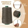 thumbnail image 3 of Uxcell Polyester Macrame Cord, Polypropylene Craft Crochet Bag Rope Yarn Brown, 3 of 7