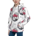 thumbnail image 2 of Disketp Cute Poodle Dog Youth Hoodie Sweatshirt for Boys Girls Kids Pullover Hooded Classic Casual Essentials Hoodie-Large, 2 of 6