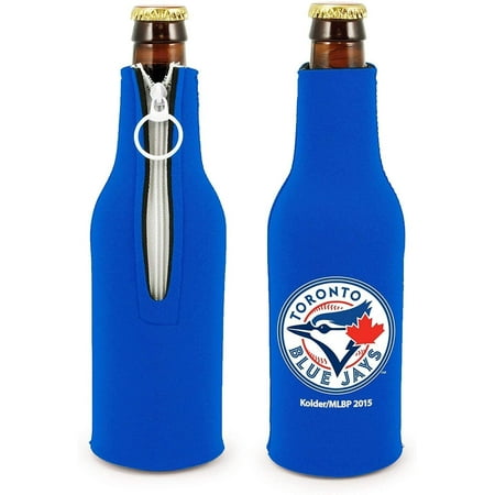 

Blue Jays 2-Pack Zipper Bottle Neoprene Beverage Holder Cooler Coolie Baseball
