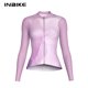 thumbnail image 2 of INBIKE Maillot de ciclismo para mujer, manga larga, para andar en montaña, camisetas de carretera para mujer, ropa de ciclismo reflectante con bolsillos, 2 of 5
