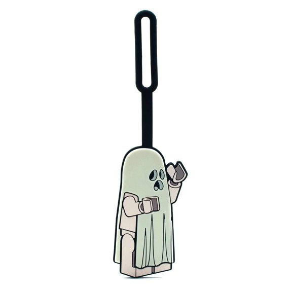 LEGO Minifigures Silicone Bag Tag - Ghost Glow in the Dark (53653)