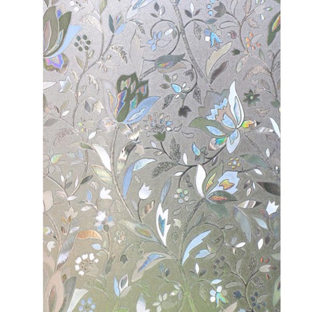 1pc 3D tulipán vidrio pegatinas impermeable calor aislamiento estático vidrio Pasters Tmvgtek Oficina Multiescena Multifunción