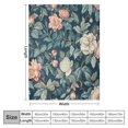 thumbnail image 4 of Creowell Blanket Vintage Flowers Soft Warm Throw Blankets Vintage Garden Plants Soft Flannel Cozy Blankets for Home Bed Couch for Adults and Children  for Home Outdoors Travel, 4 of 6