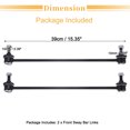 thumbnail image 7 of 2pcs Front Sway Bar Links Stabilizer Bar Link Kit for Honda Stream Suspension Kit No.51320SMA003, 7 of 7