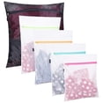 thumbnail image 1 of BAGAIL Bolsa de lavandería Bolsa de lavado de malla para lencería íntima y prendas delicadas, 5 piezas (1XL, 2L, 2M), 1 of 5