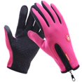 thumbnail image 2 of Guantes con pantalla táctil para montar en invierno, deportes al aire libre, antideslizantes, cálidos, para esquí, escalada, con cremallera, para hombre, 2 of 6