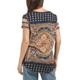 thumbnail image 2 of Lucky Brand Women's Persian Carpet Print Tee Cotton Blend T-Shirt (Navy, S), 2 of 5