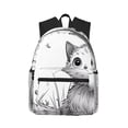 thumbnail image 1 of Disketp Cute Cat Meadow Sketch Mochila Ligera Clásica con Múltiples Bolsillos, Mochila Casual para Hombre y Mujer, Ideal para Escuela, Trabajo y Viajes, 1 of 6