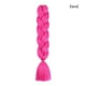 thumbnail image 4 of Sonducket Extensiones de cabello de ganchillo estilo trenzado, peluquín reutilizable extraíble, peluca bonita, trenzas sintéticas, accesorios de Accesorio para el cabello Rosa roja Sonducket AP012968-10, 4 of 6