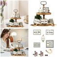 thumbnail image 1 of fsxdhpcsgfc Ice Party Wooden Tray For Home Gathering Events And Celebrations With Dessert Themed Design, 1 of 7