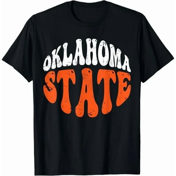 Oklahoma State Retro Vintage Distressed American Pride Unisex T-Shirt up to size 5XL