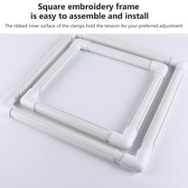 Masteelf 1pc Square Clip Frame Quilting Tool for Embroidery Cross Stitch