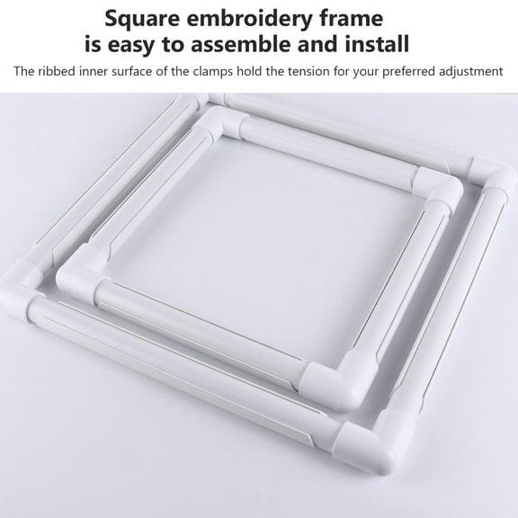 Masteelf 1pc Square Clip Frame Quilting Tool for Embroidery Cross Stitch