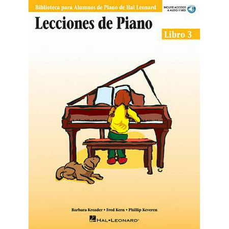 Piano Lessons Book 3 - Book/Online Audio - Spanish Edition: Spanish Edition (Best Spanish Audio Lessons)