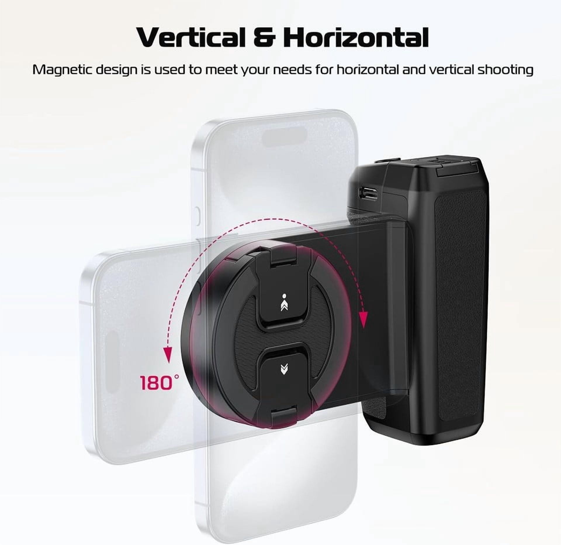 Ulanzi Selfie Phone Tripod Mount MA35 2 in 1 Camera Grip Handle Holder for Smartphone Video Shooting