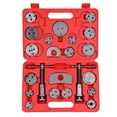 thumbnail image 1 of Juego profesional de 22 piezas para retracción de pistones de freno - Herramientas de alta calidad en acero aleado de cromo vanadio para mantenimiento automotriz. Incluye discos de diferentes, 1 of 6