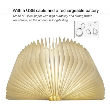 Innovative Usb Rechargeable Led Foldable Wooden Book Shape Desk Lamp Innovative Usb Rechargeable Led Foldable Wooden Book Shape Desk Lamp Booklight Wood Color