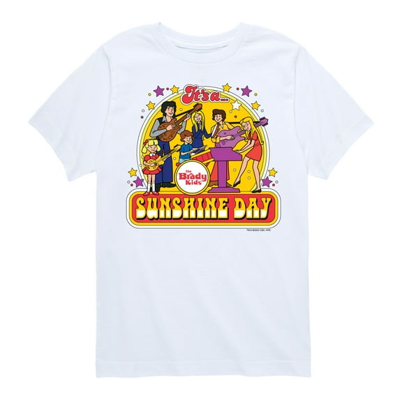 The Brady Bunch - The Brady Kids - Sunshine Day - Vintage Cartoon Band - Toddler And Youth Short Sleeve Graphic T-Shirt