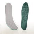 thumbnail image 2 of Cheers 2Pcs Shoe Insole Breathable Sweat Absorption Faux Leather Thin Flat Shoe Inserts for Walking, 2 of 2