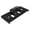 Black, variant on koolsoo Fish Tank Storage Rack Easy to Install Practical Premium Tool Storage Holder Black