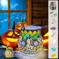 thumbnail image 4 of Lisbinx DIY Halloween Glowing Candy Jar Craft Kit with LED Lights | 10-Pack Parent-Child Activity Set | Includes Tiles, Adhesive & Tools | 3.78-Inch Spooky Decor or Gift, 4 of 5