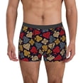 thumbnail image 2 of JUNZAN Vintage Card Mens Underwear Boxer Briefs for Men’s-XX-Large, 2 of 7