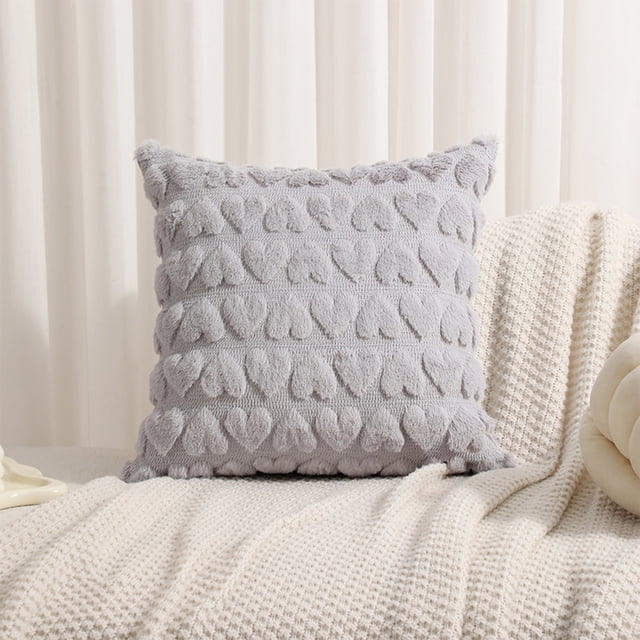 Rewenti Pillow 17.7x17.7 Inches Decorative Pillow With Soft Fabric Hidden Zipper For Home Decor