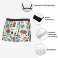 thumbnail image 6 of Bingfone Cute Tableware Men's Underwear - Casual Stretch Boxer Briefs-Small, 6 of 7