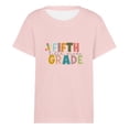 thumbnail image 5 of CPNG Children's Girls and Boys Fifth Grade T Shirt Letter Print Loose Fit Tees Summer Casual Short Sleeve Round Neck T-Shirt, 5 of 5