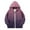 Brown, variant on Xdegoge Lightweight Jacket for Girls Boys Fashion Gradient Coat Full Zip Hooded Jackets Causal Loose Sport Coats Fall Winter Warm Stylish Outerwear with Pockets Size 4-12