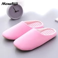 thumbnail image 1 of Couple Winter Home Slippers Women Shoes Cute Cartoon Cat Slippers Men Warm Plush Slides Indoor Bedroom Non-Slip Floor Slipper, 1 of 4