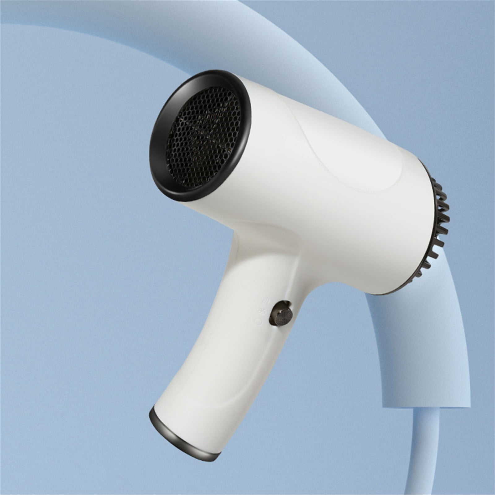 MOQIN Wireless Charging Portable Hair Dryer 500W ,Portable Lightweight Fast Drying Negative Ion Hairdryer Blowdryer For Normal & Curly Hair Portable Cordless Heater Outdoor Home & Travel