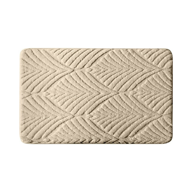 Fall Door Mat Shu Velvet Entrance Door Mat, Bathroom Anti Slip Mat, Bathroom Door Absorbent Foot Mat