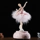thumbnail image 2 of Ballerina Music Box Dancing Girl Swan Lake Carousel with Feather for Birthday Gift, 2 of 5