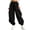 #0211-Black, variant on Favoffer Big Girls Bow Decor Wide Leg Pants Casual Elastic Waist Loose Fit Lightweight Sports Pants Comfortable Bottoms For Summer Outdoor Play Travel 5-15Y